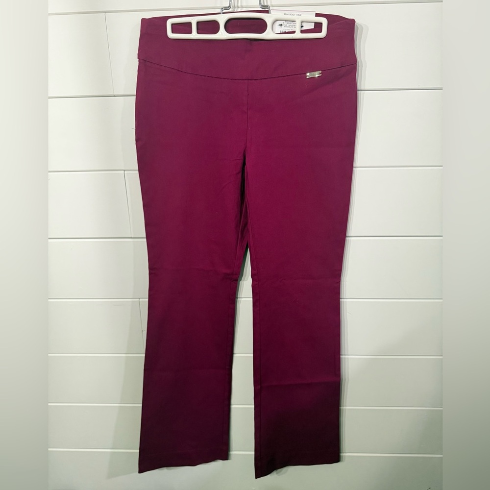 INC International Concepts Magenta Flare Pants